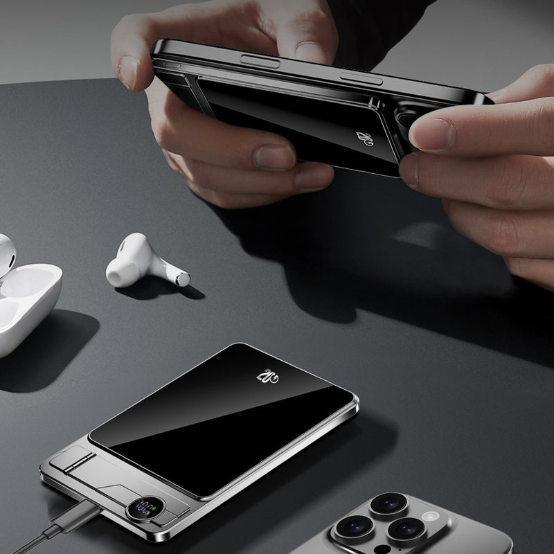 Double Mode Magnetic Power Bank avec Support