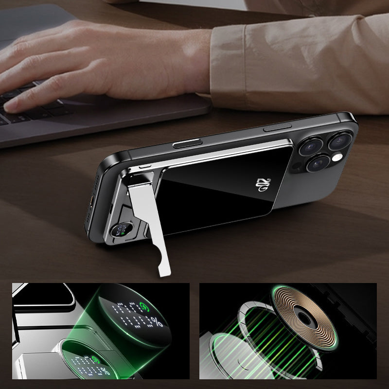 Double Mode Magnetic Power Bank avec Support