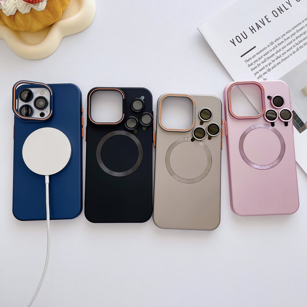Wireless Charging Phone Case with Lens Protector