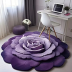 Tapis de sol en peluche à motif floral ou en terre de diatomées