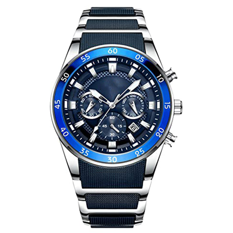 Montre multifonction en quartz étanche pour homme
