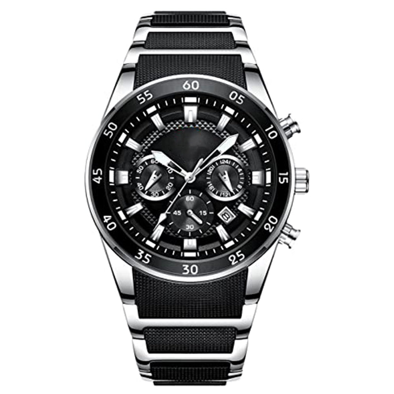 Montre multifonction en quartz étanche pour homme