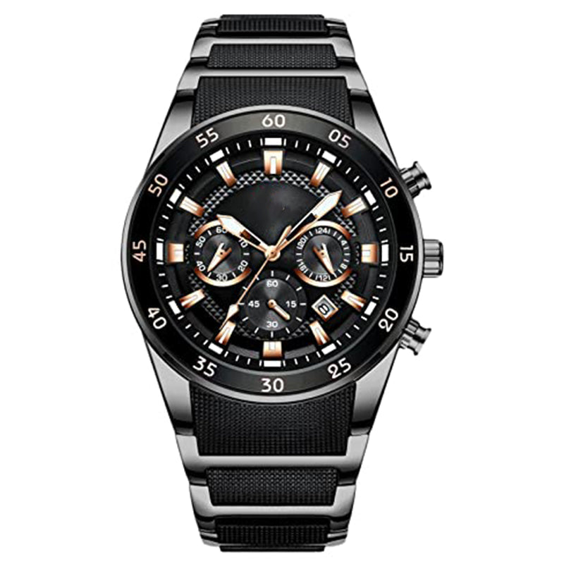 Montre multifonction en quartz étanche pour homme