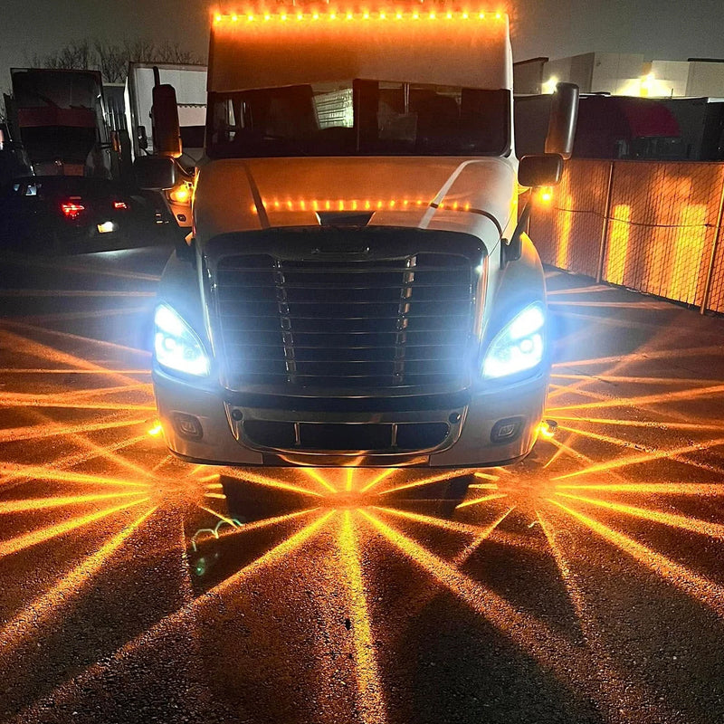 Feux de position latéraux LED en forme de pastèque pour camions et remorques