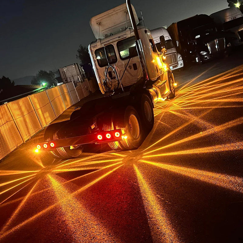 Feux de position latéraux LED en forme de pastèque pour camions et remorques
