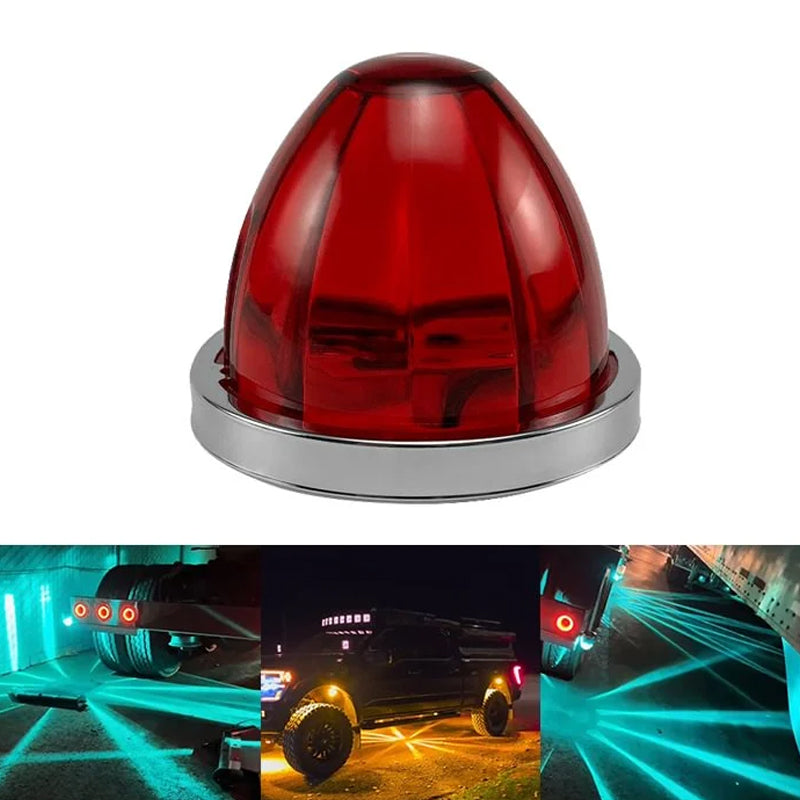 Feux de position latéraux LED en forme de pastèque pour camions et remorques