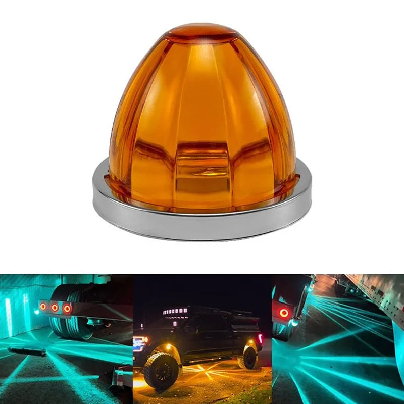Feux de position latéraux LED en forme de pastèque pour camions et remorques