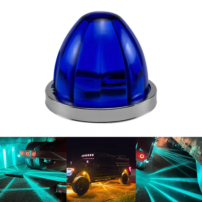 Feux de position latéraux LED en forme de pastèque pour camions et remorques