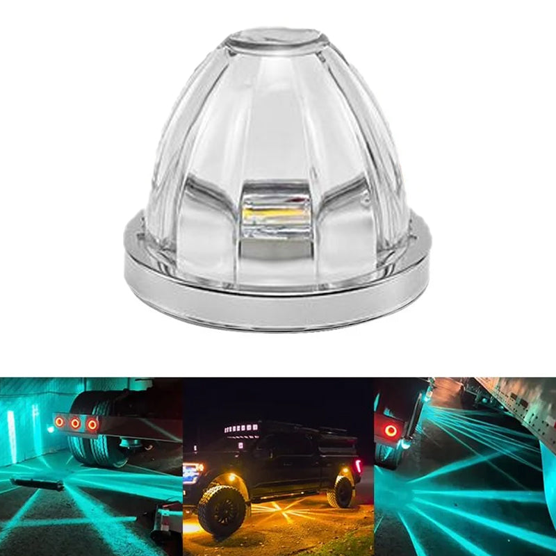 Feux de position latéraux LED en forme de pastèque pour camions et remorques