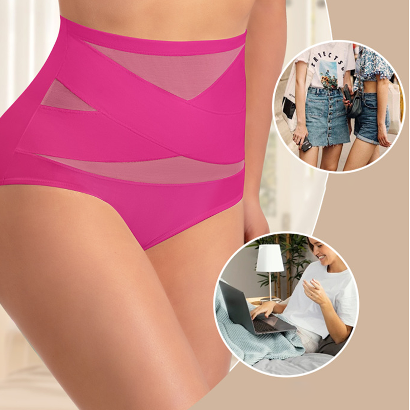 🌸 Dernier jour - Achetez 1, obtenez 2 lots ✨ Culottes taille haute croisées gainantes, grandes tailles
