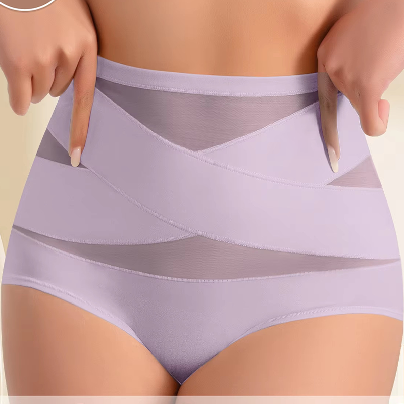 🌸 Dernier jour - Achetez 1, obtenez 2 lots ✨ Culottes taille haute croisées gainantes, grandes tailles