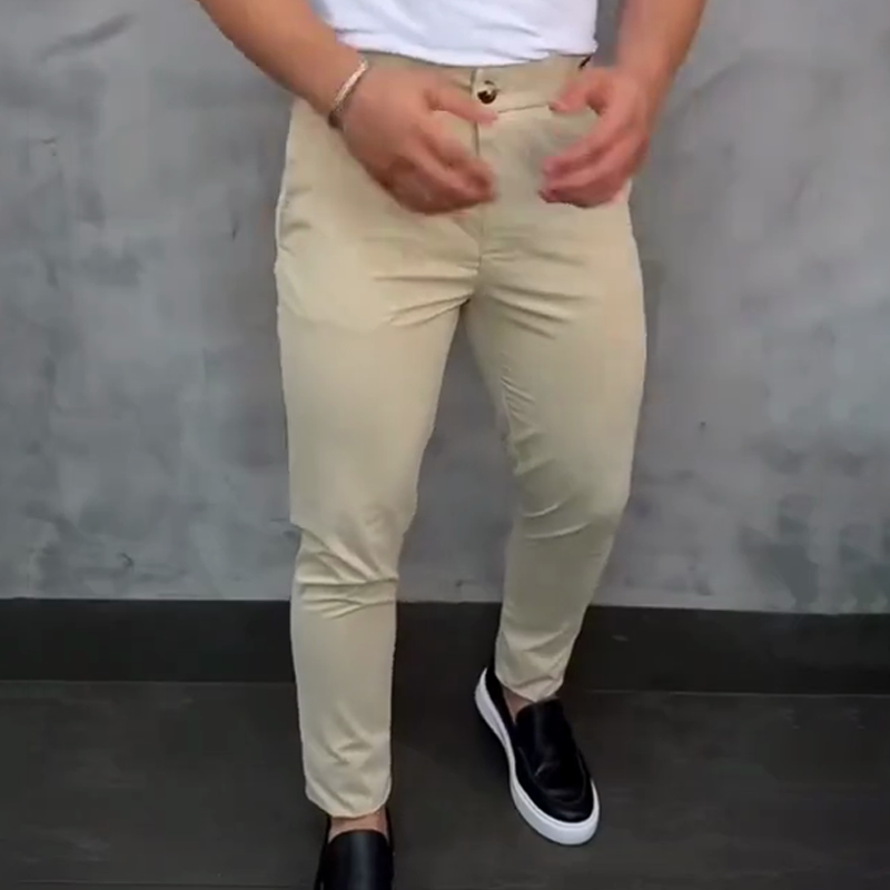 Pantalon moulant extensible pour homme