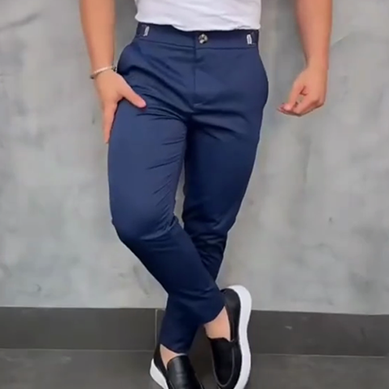 Pantalon moulant extensible pour homme