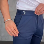 Pantalon moulant extensible pour homme