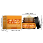 Masque capillaire au collagène pour cheveux secs et abîmés