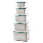 🍱 Boîte 2 en 1 Drainante et Garde-frais ❄️✨ - Double Fermeture Hermétique | De -20°C à 120°C | Transparente | Empilable | 6 Tailles | Lot de 3/4/5 Pièces | 50% DE RÉDUCTION
