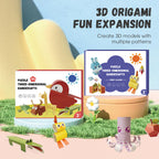 Livre d'origami 3D fait main