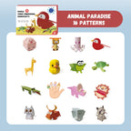 Livre d'origami 3D fait main