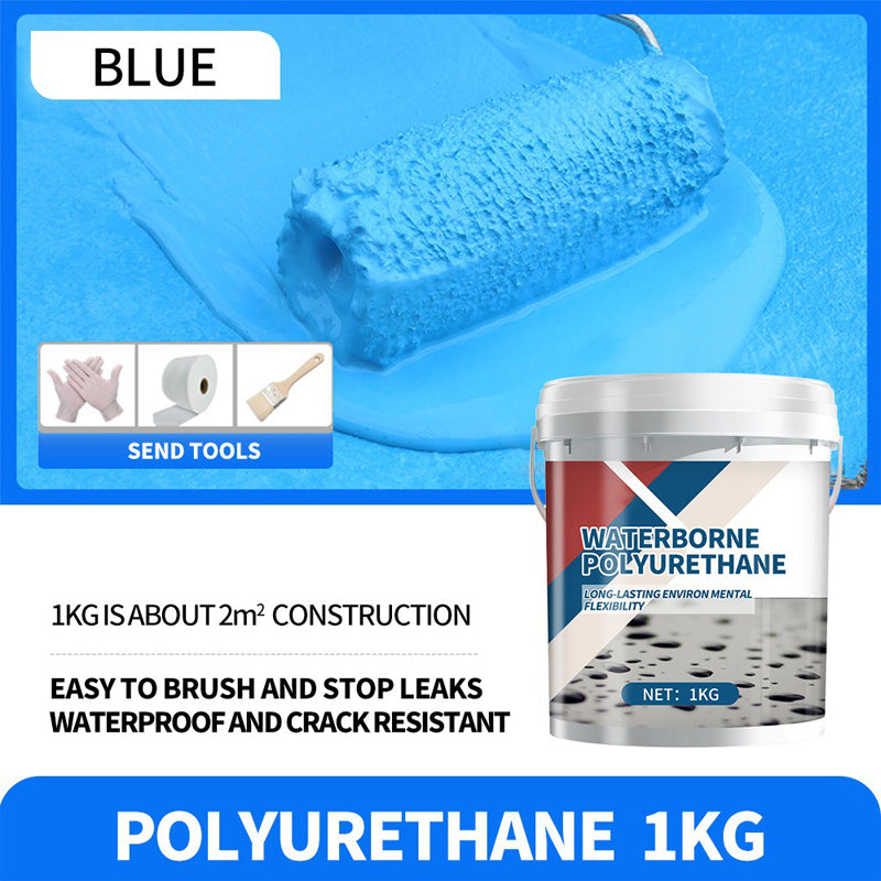 🏠💧 Enduit d'Étanchéité Anti-Fuite pour Toitures – Flexible, Résistant aux Intempéries, Sûr & Inodore – 4 Couleurs, 500g & 1kg, avec Pinceau Rouleau 🛡️✨