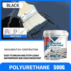 🏠💧 Enduit d'Étanchéité Anti-Fuite pour Toitures – Flexible, Résistant aux Intempéries, Sûr & Inodore – 4 Couleurs, 500g & 1kg, avec Pinceau Rouleau 🛡️✨