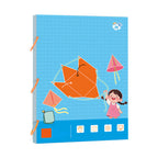 Livre d'apprentissage de la géométrie 3D avec corde à tirer