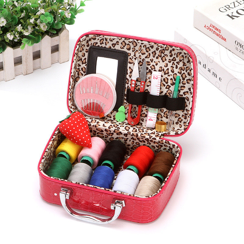 Boîte de rangement pour kit de couture