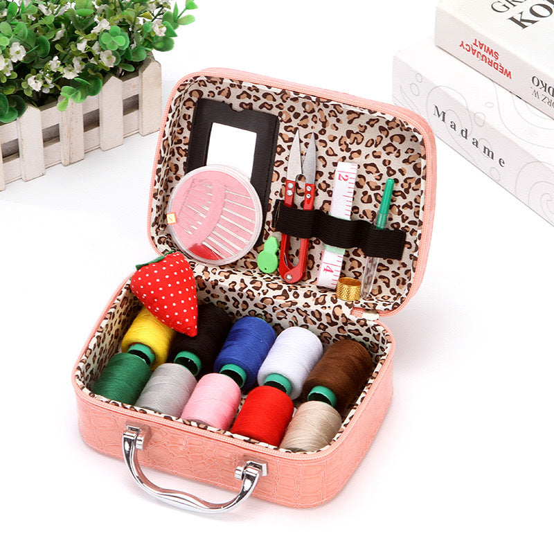 Boîte de rangement pour kit de couture