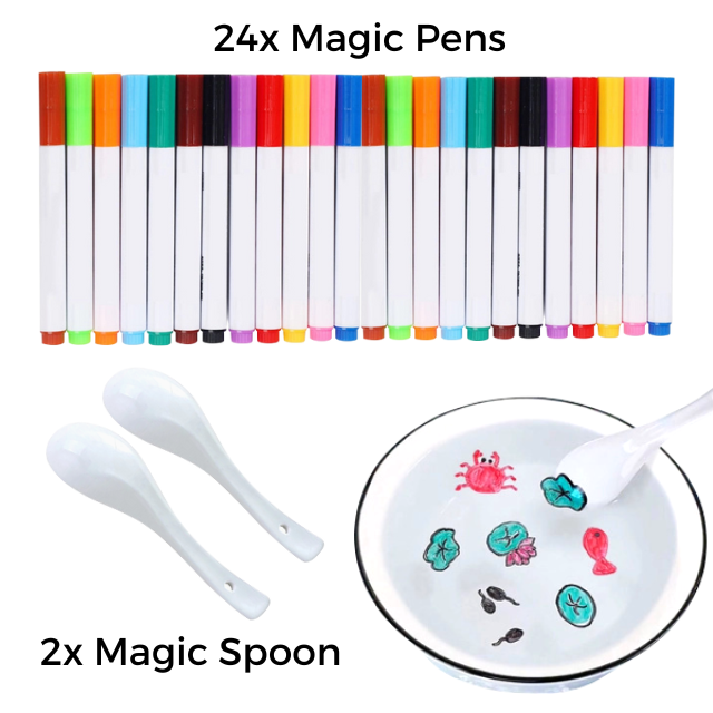 Paquet de dessins magiques flottants