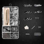 👓 Kit de Réparation de Plaquettes de Nez pour Lunettes 🔧✨ - 22 Paires en Silicone | Vis + Tournevis + Pince à Épiler | Bricolage | Compatible avec Toutes les Lunettes | 50% DE RÉDUCTION