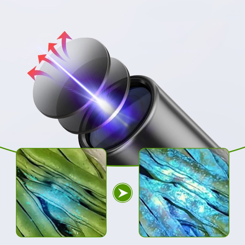 🛡️Lampe torche UV à lumière noire pour l'inspection des légumes