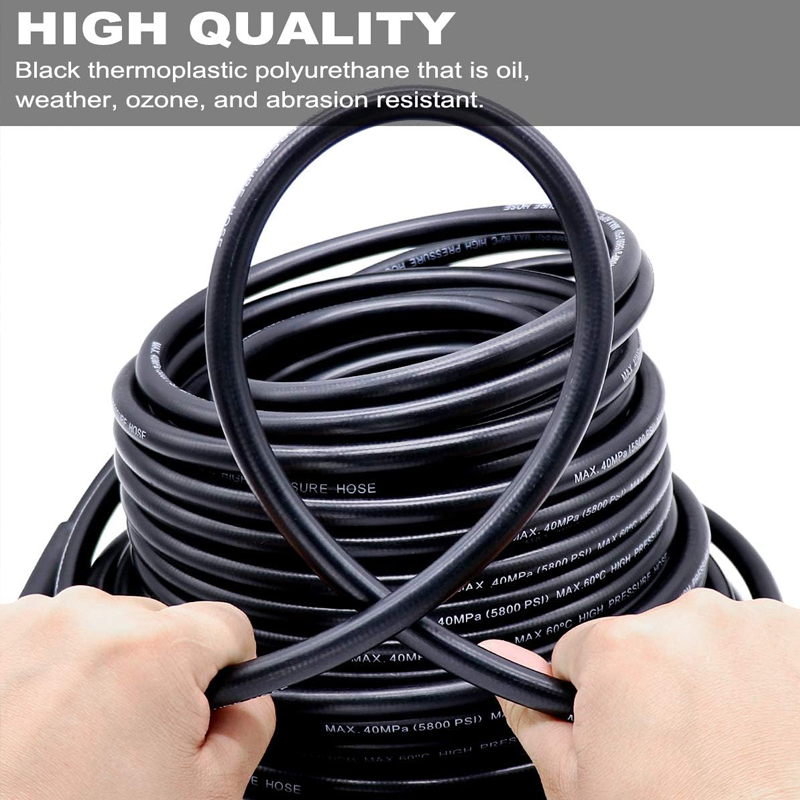 Kit de nettoyage de canalisations 5800 PSI pour nettoyeur haute pression