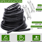 Kit de nettoyage de canalisations 5800 PSI pour nettoyeur haute pression
