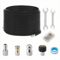 Kit de nettoyage de canalisations 5800 PSI pour nettoyeur haute pression