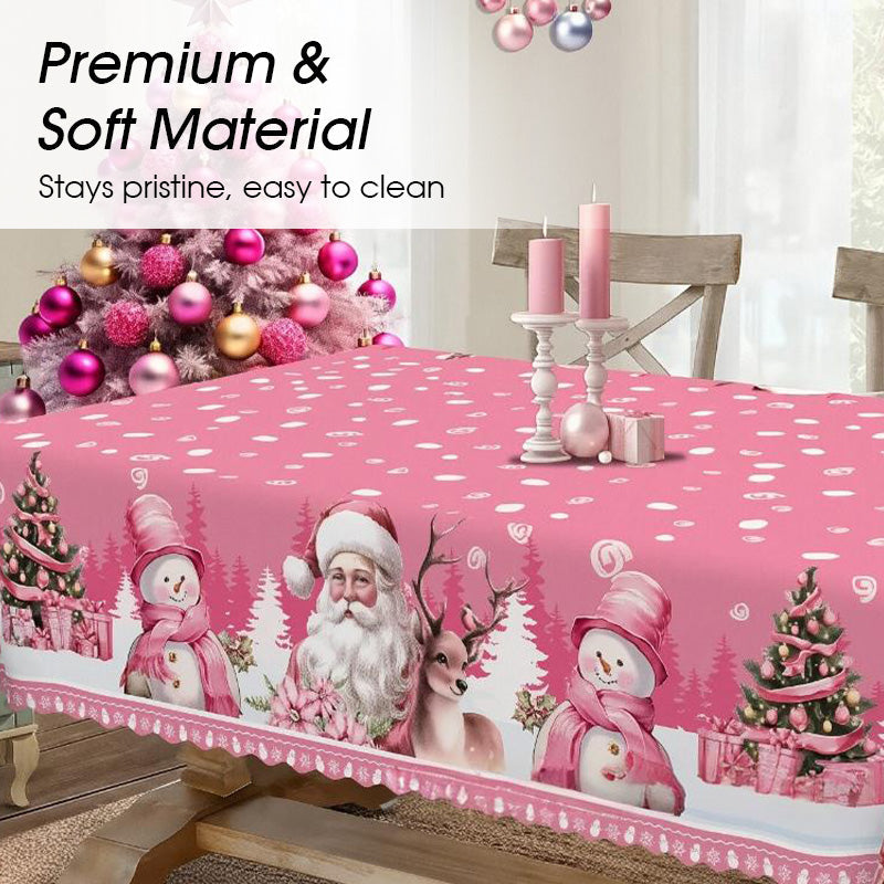 🦌Offre de Noël lève-tôt🎄Nappe de Noël classique et joyeuse