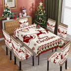 🦌Offre de Noël lève-tôt🎄Nappe de Noël classique et joyeuse