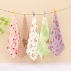 5 torchons de cuisine en flanelle corail pour un usage domestique