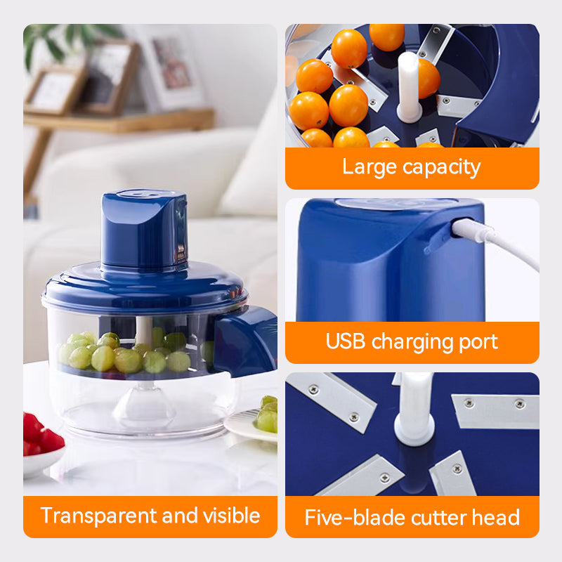 Éplucheur électrique transparent pour fruits et légumes