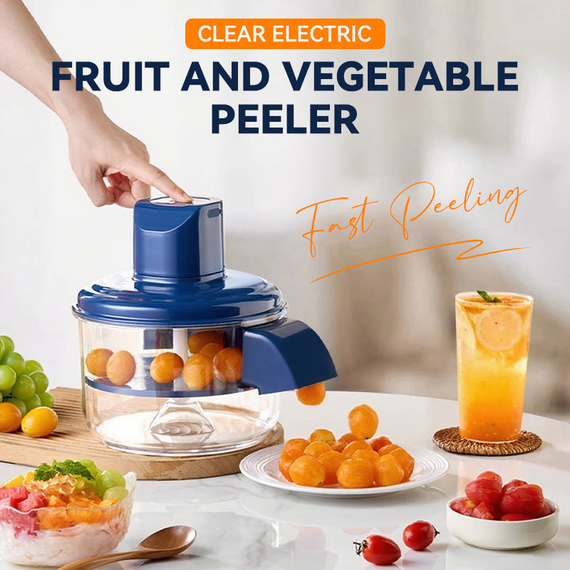 Éplucheur électrique transparent pour fruits et légumes