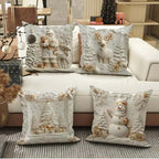 🎅🏻✨Soldes de Noël -50% !!🎁Élégantes housses de coussin décoratives de Noël
