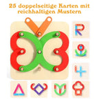 Casse-tête Montessori avec tableau perforé 🎅Idée cadeau de Noël !🎁Livraison gratuite