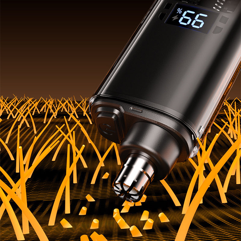 ✨ Tondeuse Électrique Nez TurboPower 👃💨 - Indolore | Étanche | Affichage LED Batterie | Moteur 6500 tr/min | Recharge USB-C | 3 Couleurs | 50% DE RÉDUCTION