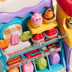 🎄 60% DE RÉDUCTION ! 🍦 ENSEMBLE PÂTE À MODELER GLACE - 6 Couleurs et 10 Accessoires, Non Toxique et Sûr, Cadeau Parfait pour les Enfants de 3 à 8 Ans 🎁✨