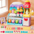 🎄 60% DE RÉDUCTION ! 🍦 ENSEMBLE PÂTE À MODELER GLACE - 6 Couleurs et 10 Accessoires, Non Toxique et Sûr, Cadeau Parfait pour les Enfants de 3 à 8 Ans 🎁✨