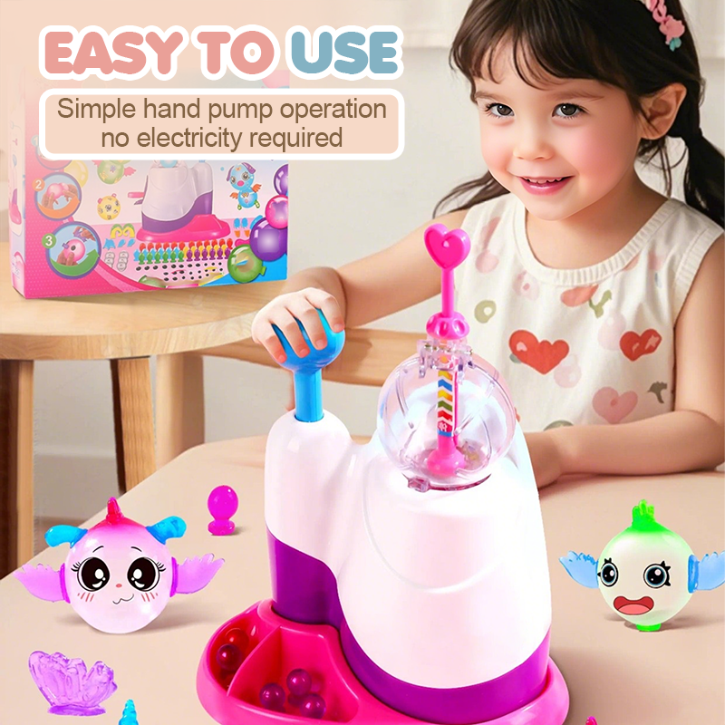 Kit de bulles de savon DIY avec pompe pour enfants