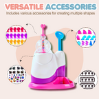 Kit de bulles de savon DIY avec pompe pour enfants