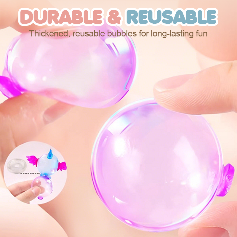 Kit de bulles de savon DIY avec pompe pour enfants