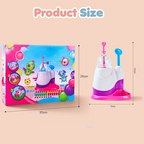 Kit de bulles de savon DIY avec pompe pour enfants