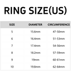 📢📢57% DE RÉDUCTION !!! 🎅Bague rotative en acier titane avec zircon