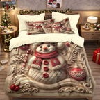 Housse de Couette Noël 3 Pièces