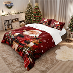 Housse de Couette Noël 3 Pièces